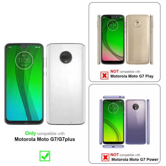 3x Fullcover Tempered Glass for Motorola MOTO G7 / G7 PLUS Screen Protection