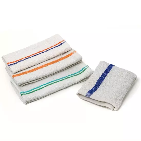 New Bar Mop Restaurant Cleaning Towels Wiper Bar Rags Cotton Towels (Pack of 24)