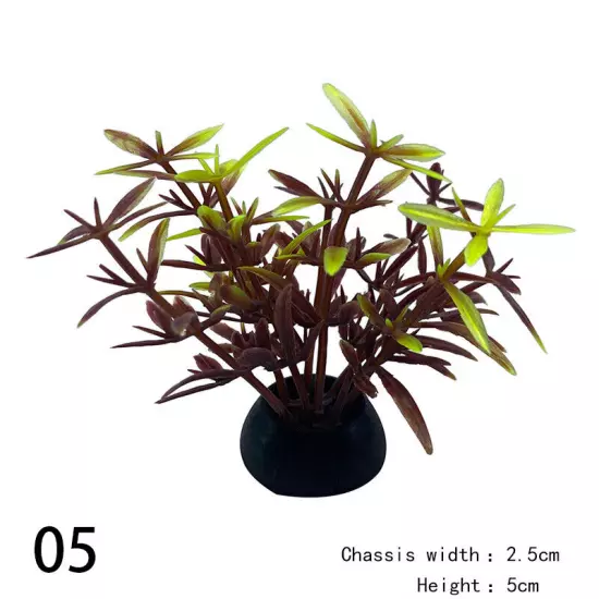 Artificial Grass Plastic Simulated Water Plants Aquarium Fish Tank Landscape NEW