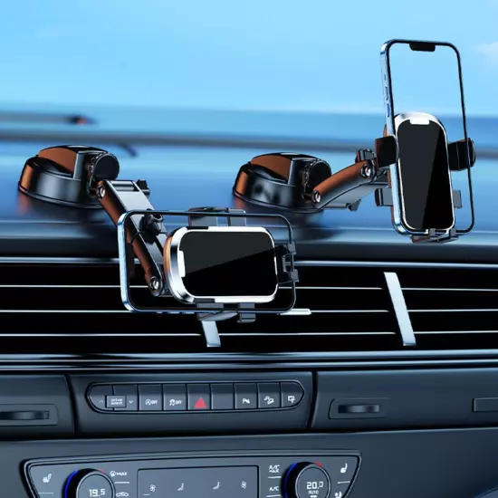 Car Mobile Phone Holder Retractable ，Rotatable, Adjustable .Suction Cup Holder, 