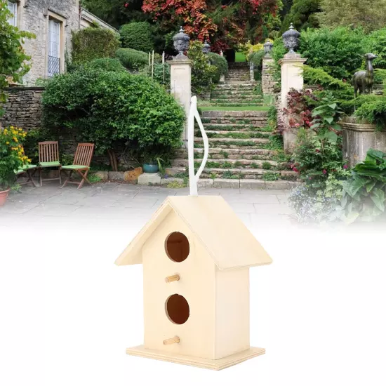 Innovative Wooden Birdhouse Natural And Safe DIY Wooden Small Birdhouse