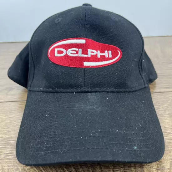 Delphi Hat Delphi Black Hat Adjustable Adult Size Hat Black Cap