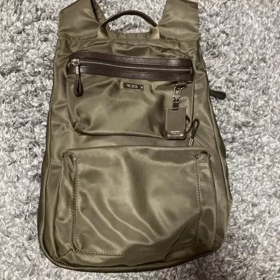 Tumi Backpack Khaki Voyageur Bali