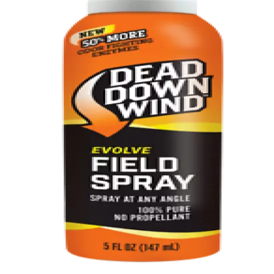 Dead Down Wind Evolve 3D+ Field Spray! scent control killer bow hunting