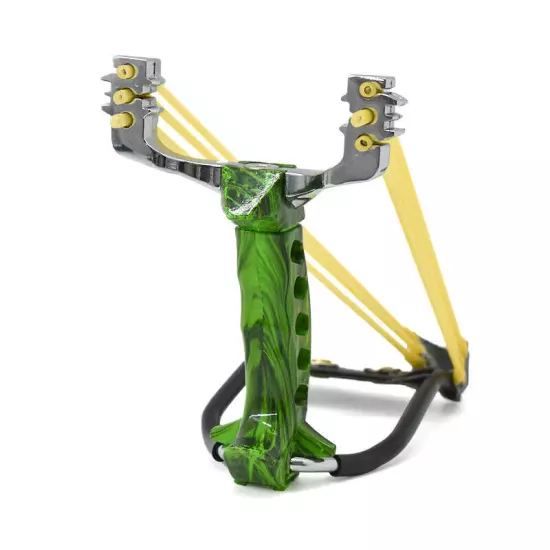 Pro Heavy Duty Slingshot Hunting Fishing Catapult High Velocity Shooting Set