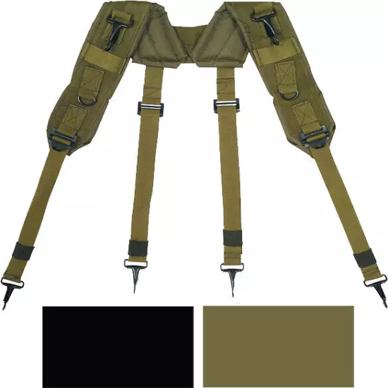 LC-1 H Style Suspenders Military Army Tactical Load Bearing Pistol Belt ALICE