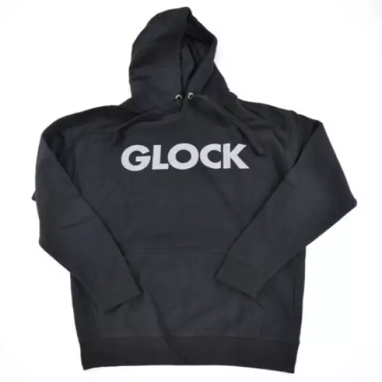 GLOCK PERFECTION HOODED SWEATSHIRT LARGE BLACK 17 19X 22 43X 44 47 48 BRAND NEW