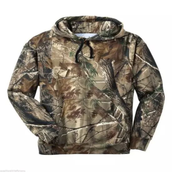 REALTREE AP CAMO XTRA CAMOUFLAGE HOODIE SWEAT SHIRT PULLOVER HOODY HUNT JACKET 