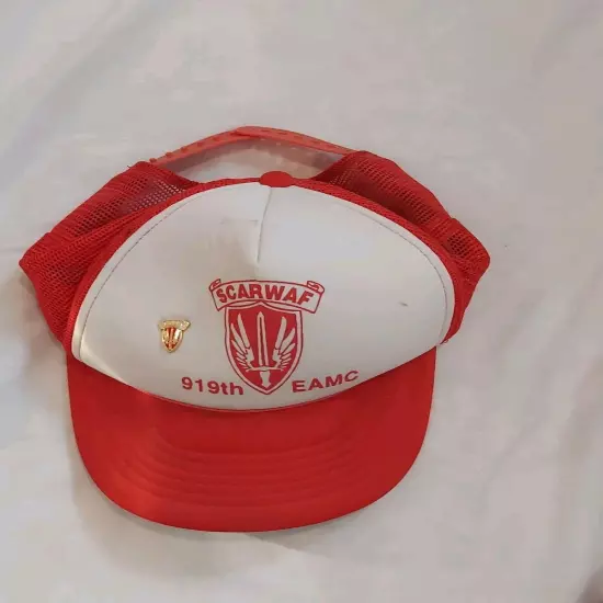 Scarwaf 919 EAMC Red and White Hat YoungAn Hat Co. Ltd.