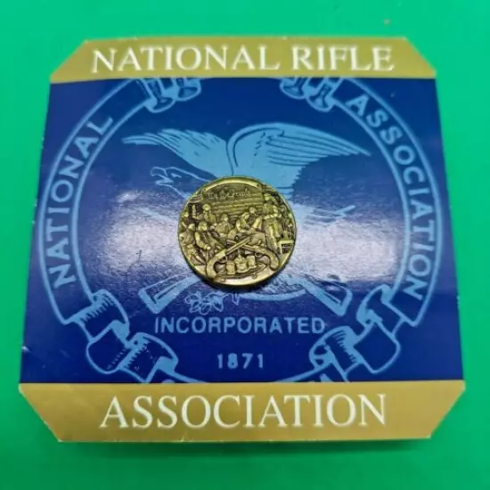 NRA National Rifle Association Pin Antique Vintage Rare Design New On Card