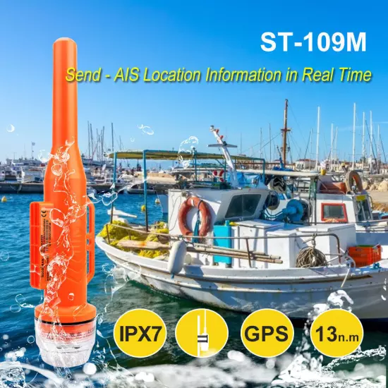 RS-109M Marine Net Locator AIS Transponder Boat Fishing GPS Positioning Antenna