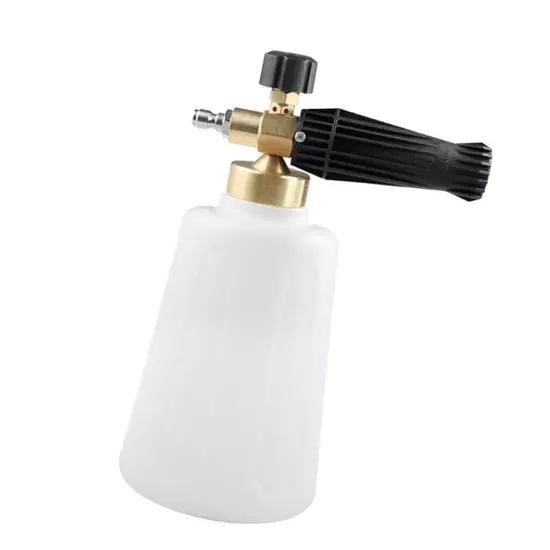 Car Wash Pressure Washer Adjustable Foam Gun 2L Bottle, Snow Foam Lance With 1/4