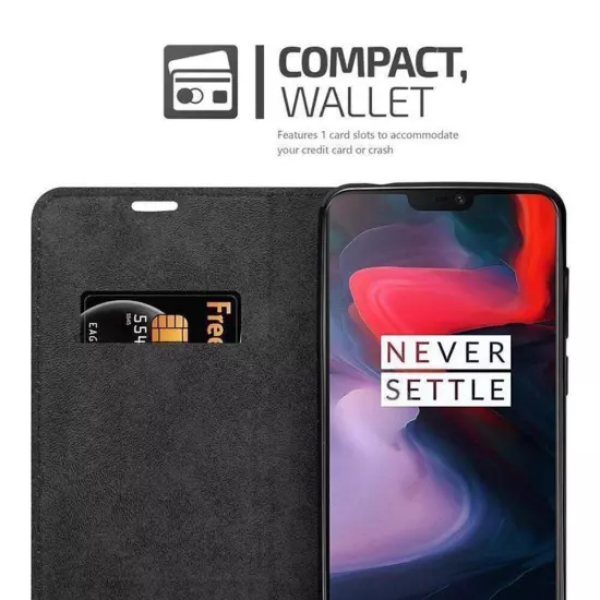 Case for OnePlus 6 Cover Protection Book Wallet Magnetic Book