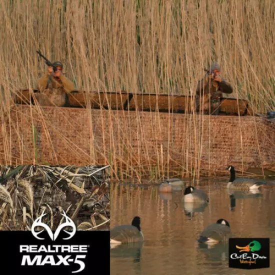 AVERY GHG QUICK SET BOAT BLIND COMBO KIT 17 - 19 FEET REALTREE MAX-5 CAMO