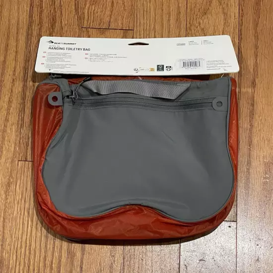 Sea To Summit Travel Ultra-Sil Lightweight Hanging Toiletry Bag L Spicy Orange