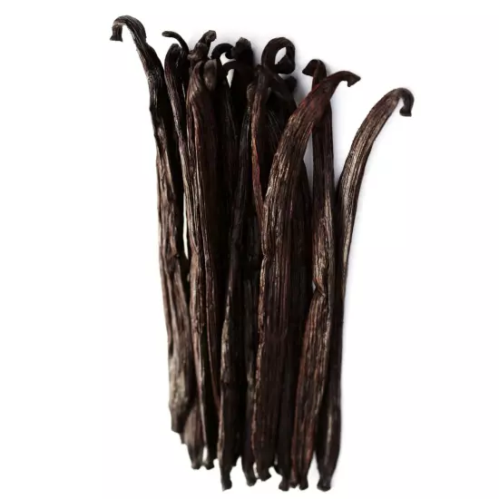 Tahitian Vanilla Beans - Whole Grade B Pods for Baking, Brewing, Extract Making