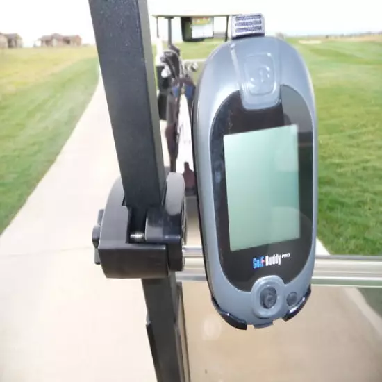 Golf Cart Mount 4 Golf Buddy Stop using the Cup Holder