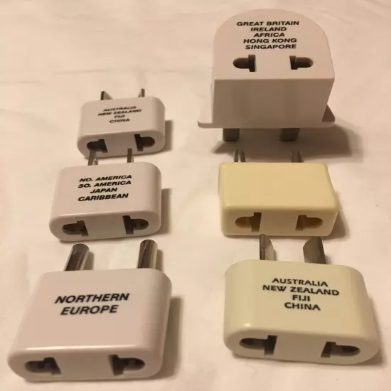 Franzus Travel Smart Adapter Plug Set International Travel Polarized with Box