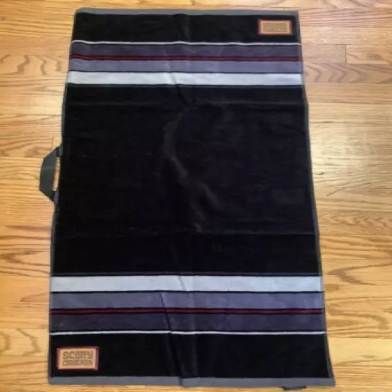 Scotty Cameron Black Leather Patch Serape Gallery Towel