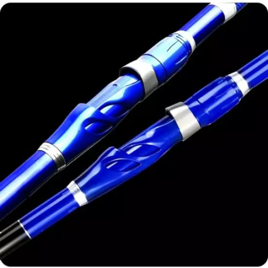 Spinning Fishing Rod Pole High Carbon Lure Fast Super Hard Telescopic Portable S