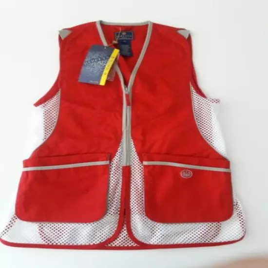 NWT ! Beretta Women's Vest Silver Pigeon Vest Red GT111-0335 ( Pick Size ) - FS