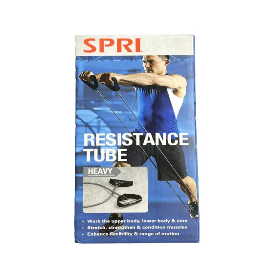 SPRI Resistance Tube Band HEAVY up to 50 LBS Exercise Crossfit NEW SEALED