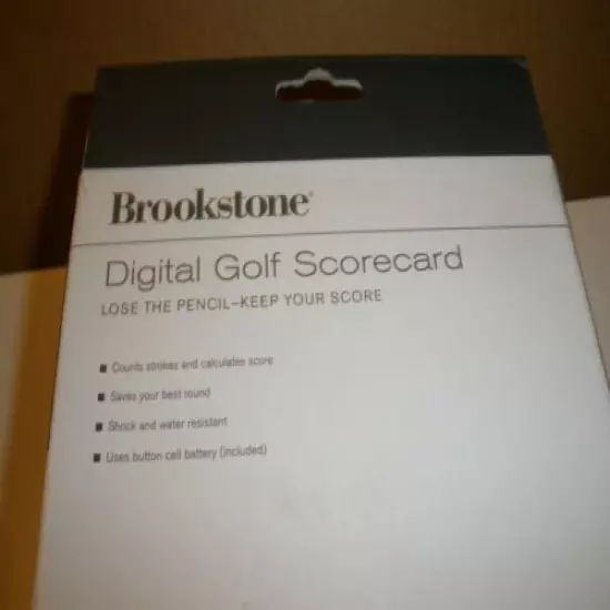 NEW Brookstone Digital Golf Scorecard (O54)