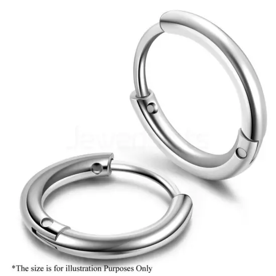 Surgical Steel 1-5PC Huggie Hoop Sleeper Ring Earrings Ear Nose Body Ring