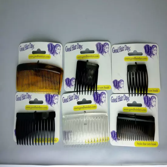 The Original Grip-Tuth® Good Hair Days Tuck Side Combs Made in USA Mix&Match