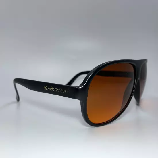 BluBlocker 2701 Sunglasses Black Gradient Dark Amber Used