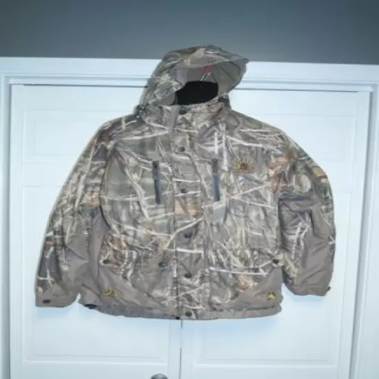 Mad Dog Gear Advantage Max-4hd Insulated Growl Camo Hunting Jacket M Waterproof