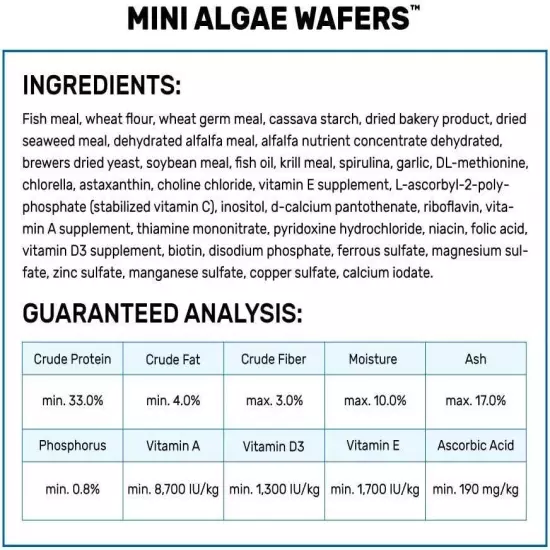 Hikari Mini Algae Wafers, 0.77 oz