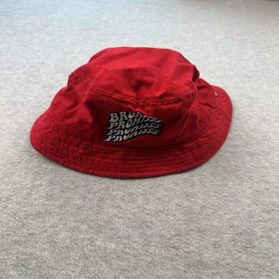 Broken Promises Red + Black BUCKET HAT One Size Camo Skate