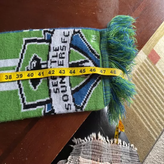 Adidas Seattle Sounders FC Green & Blue Soccer Scarf (2010 Season Ticket Member)