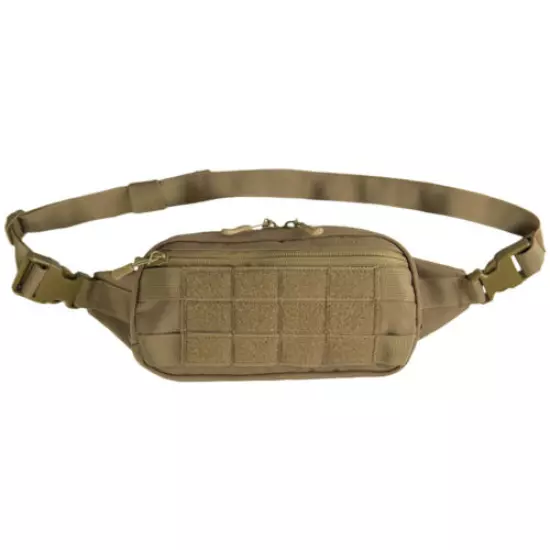 Mil-Tec Fanny Pack Waist Bag Fishing Travel Outdoor Belt Security Dark Coyote