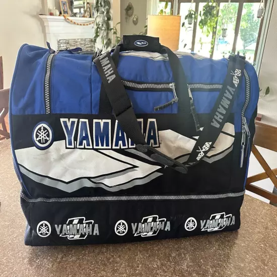 Extra Large Yamaha Racing Motocross Gear Duffel Travel Bag Snowmobile