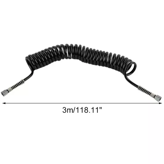 Airbrush Hose Air Brush PU Spring Coil With Standard 1/8\" Air Compressor Tool