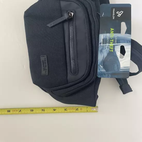 Travelon Waist Pack Anti-Theft RFID Blocking Navy Heather NWT