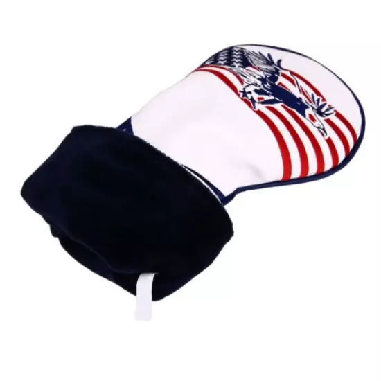 USA Flag with Eagle Pattern Golf Club Driver Fairway Wood Hybrid Head Cover