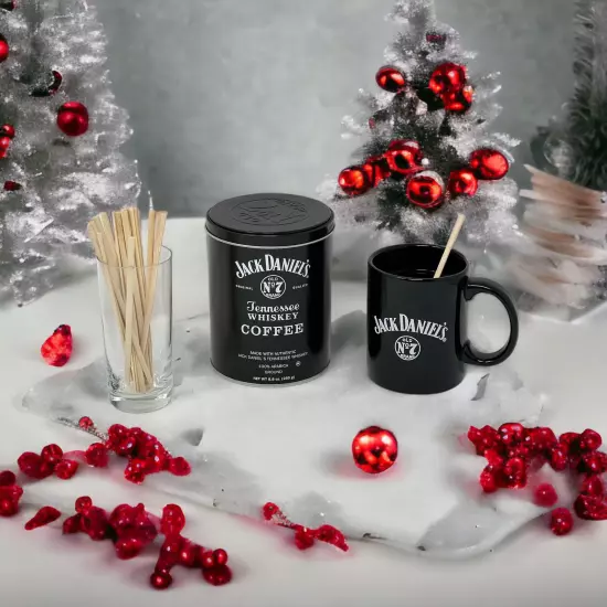 Jack Daniels Coffee (8.8 oz 250g) bundled with complimentary 20-count Bamboo ...