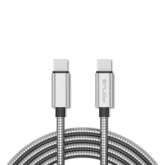 For Samsung Galaxy Z Fold6 - Type-C to USB-C 3ft Metal PD Cable Charger Cord