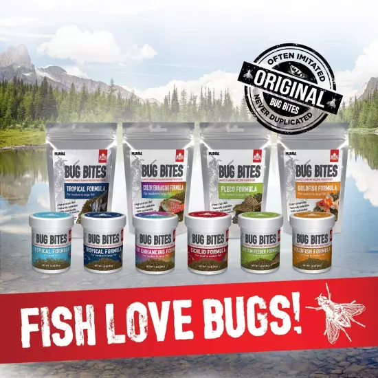 Fluval Bug Bites Cichlid Fish Food, Granules for Medium to large Sized Fish, 15.