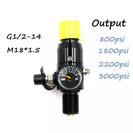 Air Compressors 4500psi Regulator Air Compressors Aluminum Alloy Tank Regulator