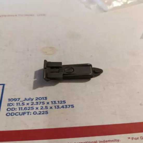 Thompson Center Rear Sight, Patriot, Seneca, Cherokee, with Mounting Bolts