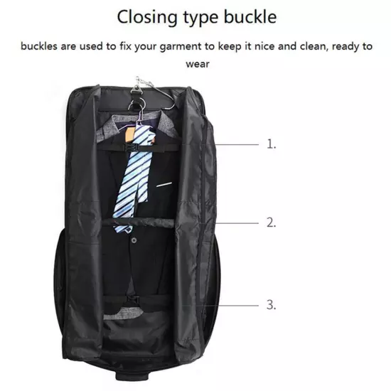 2 in 1 Hanging Suitcase Luggage Bags For Travel Foldable Bag On Carry S7J1