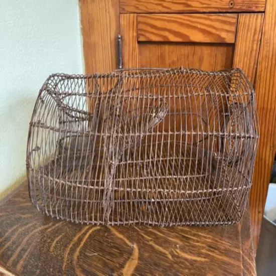 Antique Wire Live Rat Trap - Humane Trap 