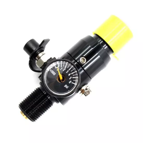 1pc 4500psi Regulator Paintball PCP Air Compressor Tank Valve Pressure HPA Black