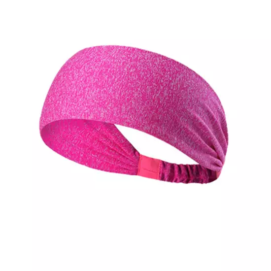 Sports Headband for Men Women Moisture Wicking Sweat Band Elastic Wide Hair Band