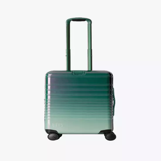 NWT Beis x Wicked Carry on Roller Luggage Suitcase in Wicked Green