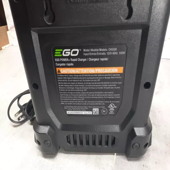 EGO Power+ 56V Lithium-Ion Rapid Battery Charger - Grey (CH5500)